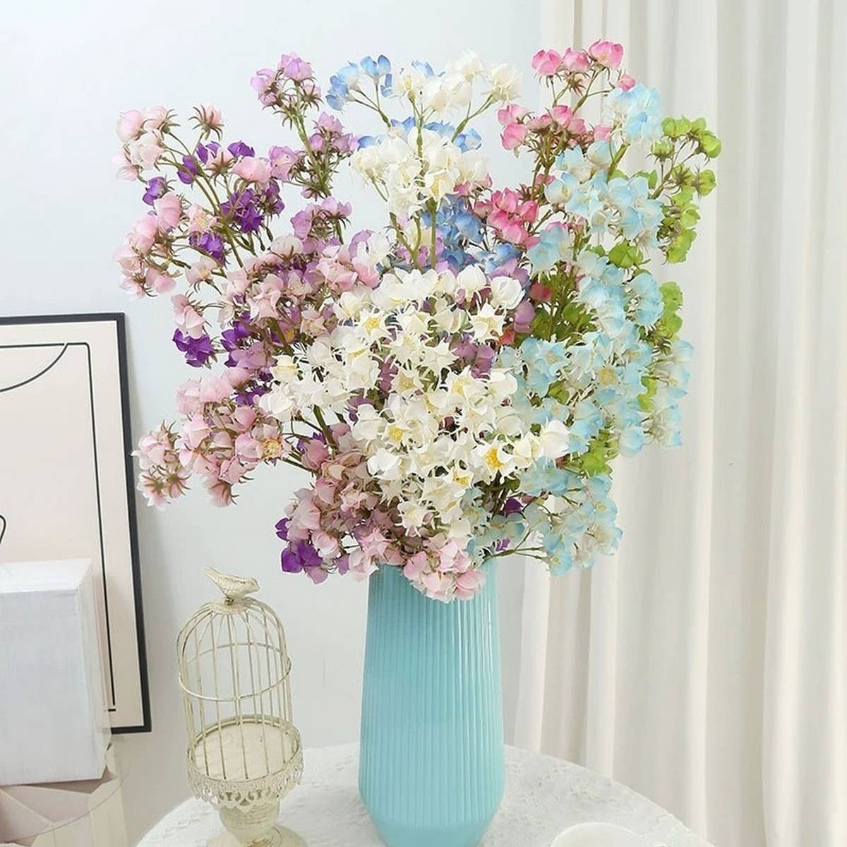 FAUX STARFRUIT AND BEER FLOWER FOR HOME DECOR_CWMM6587