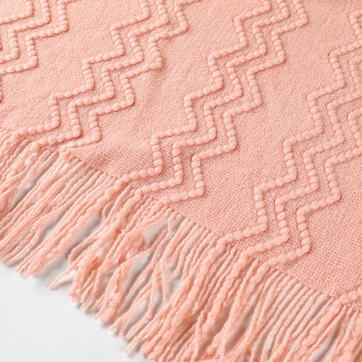 KNITTED SOFT WARM SOFA BLANKET BED END BLANKET_CWMM0203