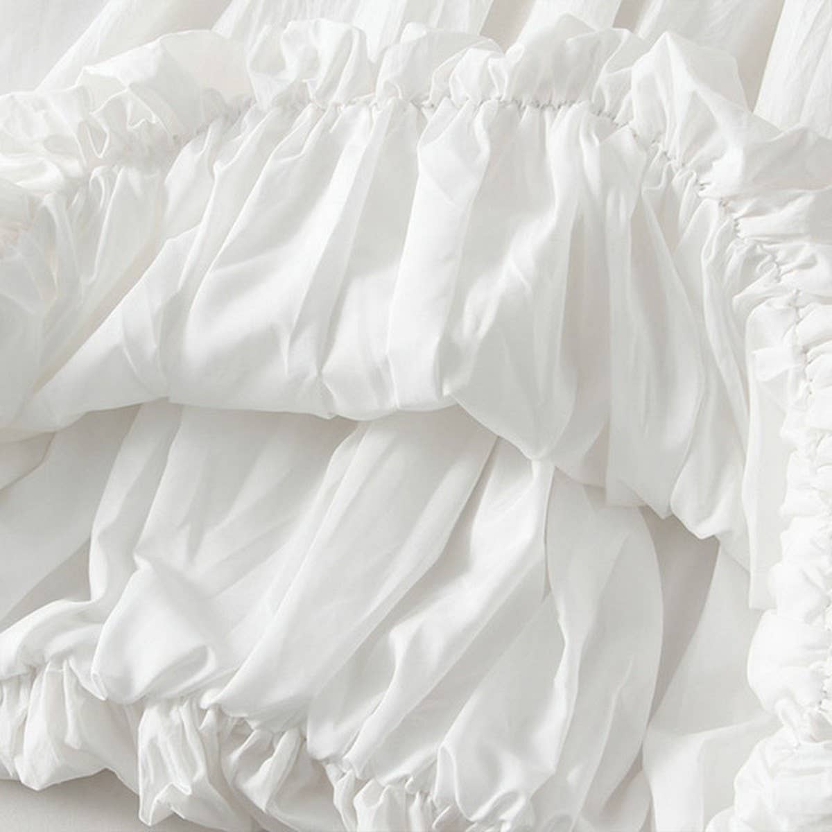 HIGH WAIST SLIM FIT BALLOON MIDI SKIRT_CWBMS0367