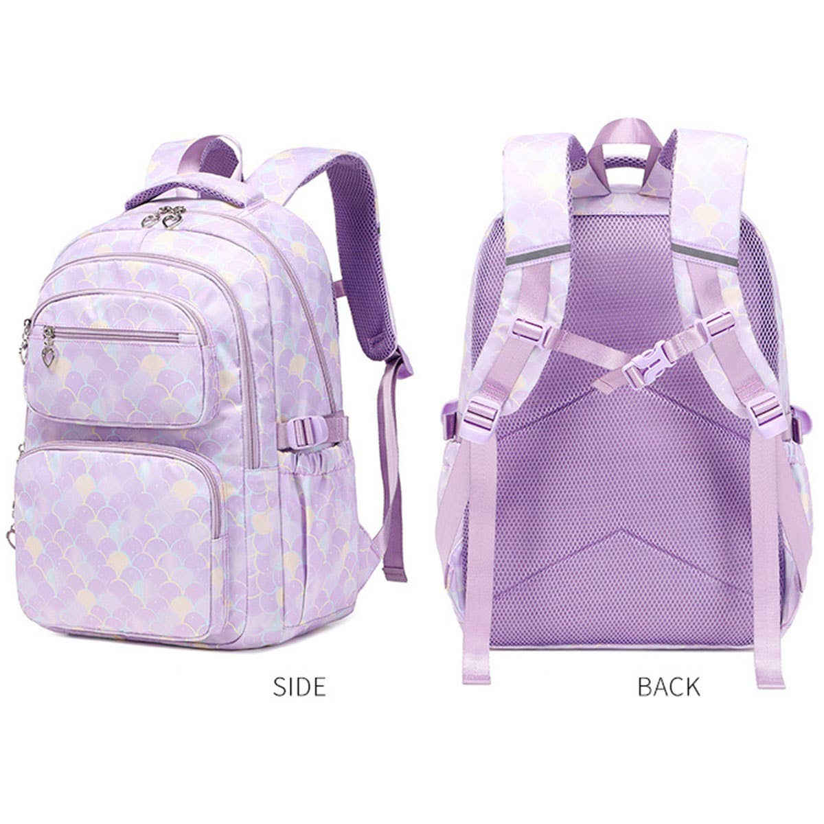 BACKPACKS FOR SCHOOL KIDS 3 PIECE SET WITH PRINTS_CWAB5394