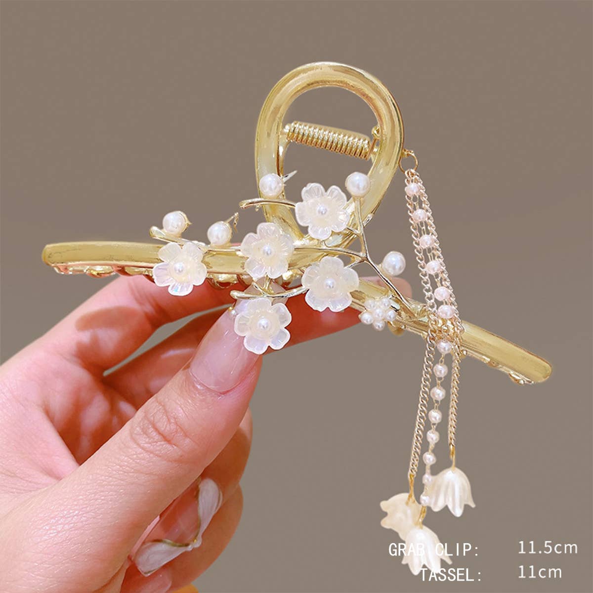 Cwmm9290_High-End Hair Clip Shark Hair Clip