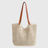 NEW LARGE WOVEN BEACH TOTE BAG FOR SUMMER_CWAB5121