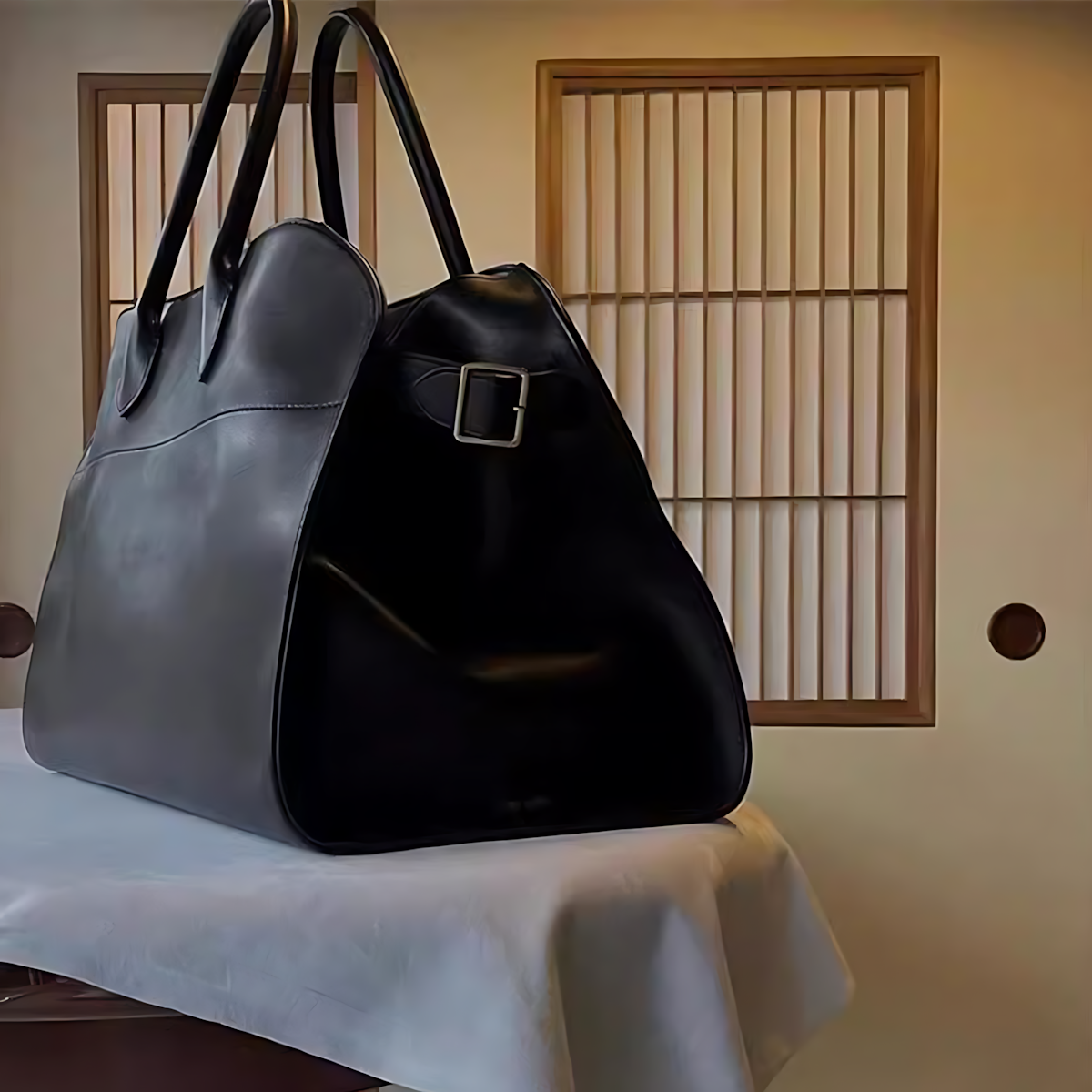 Large Margaux Tote Bag, Work Satchel For Women_Cuab00408