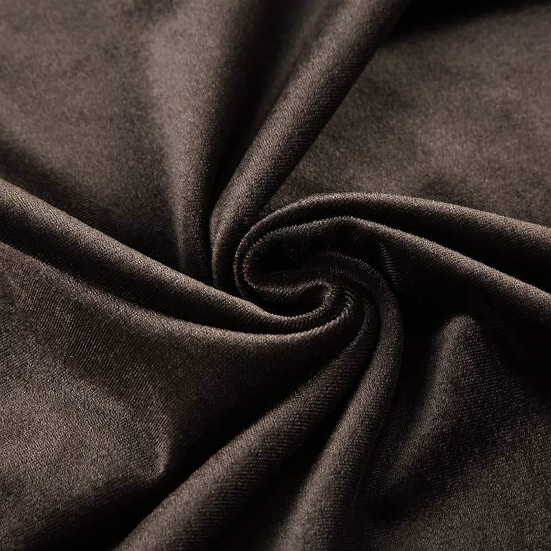 Vintage Brown Low Fanny Pack Velvet Skirt