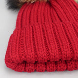 Unisex Knit Beanie Hat With Pom For Winter_Cwah05051