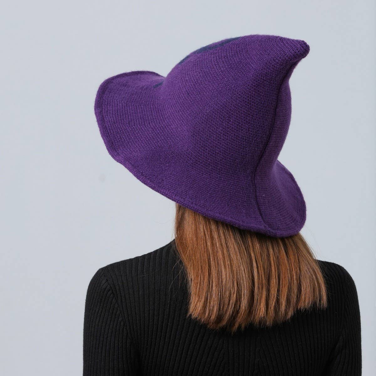 Cwah1681_Halloween Skull Knitted Wizard Hat