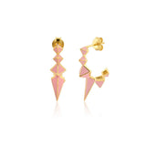 RETRO EXAGGERATED GEOMETRIC IRREGULAR EARRINGS_CWAJE1726