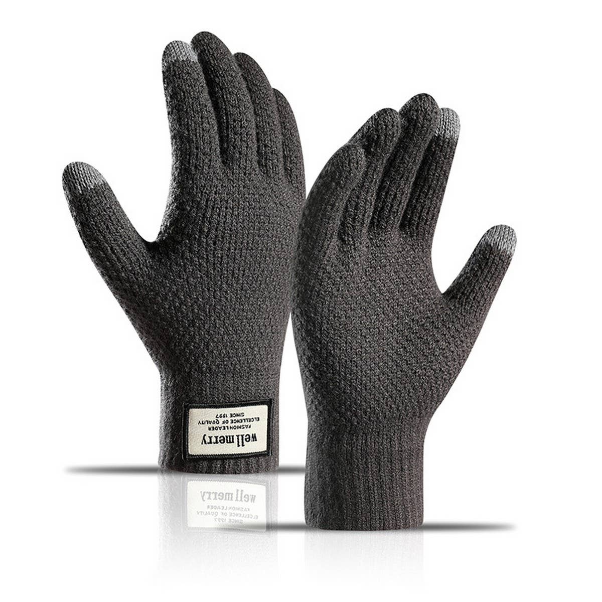 MENS AUTUMN AND WINTER THICKENED FLEECE GLOVES_CWMM1499
