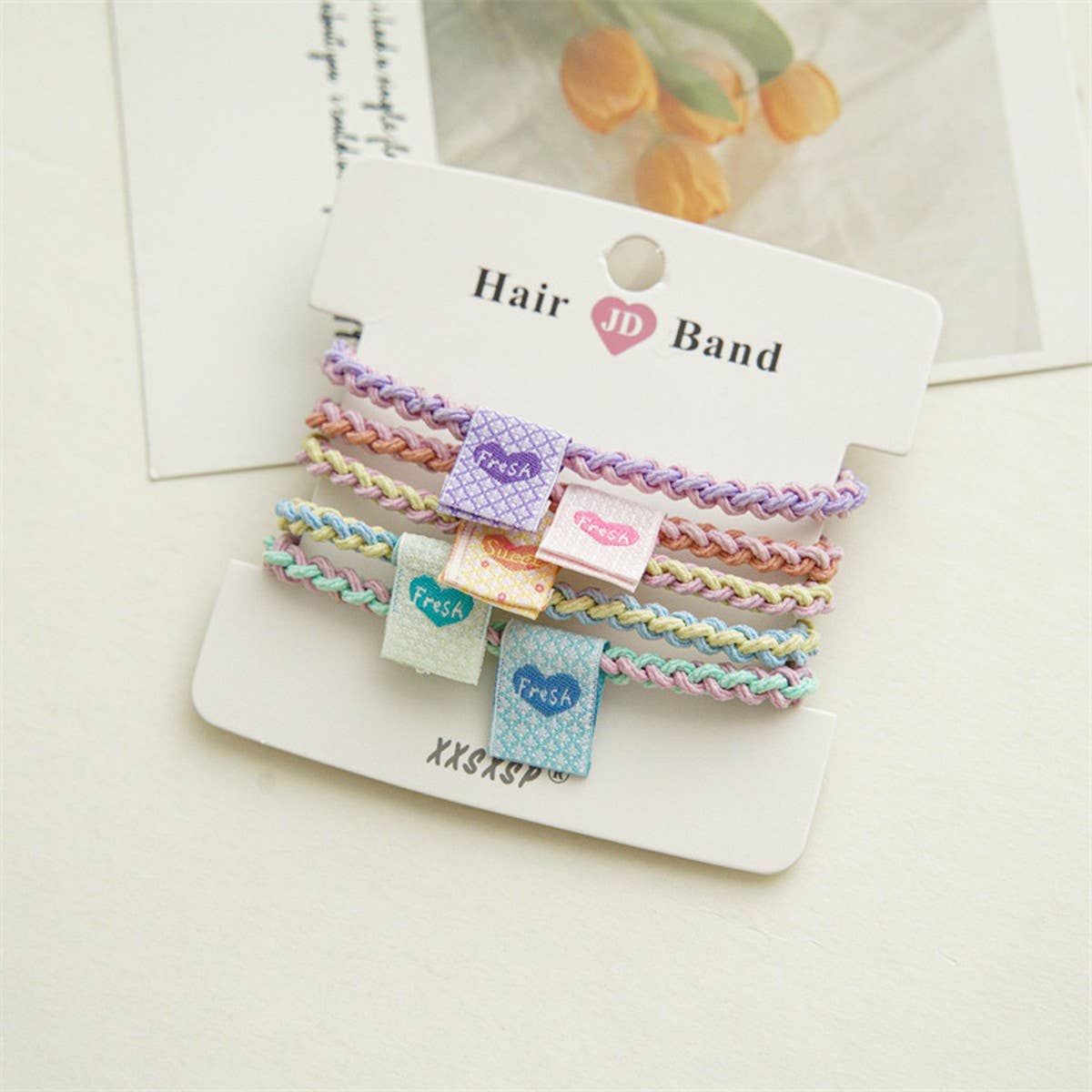 SWEET CANDY COLOR CHILDRENS HAIR TIES_CWAHA1114