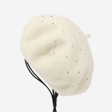 AUTUMN AND WINTER SIMPLE HOT DIAMOND COLORED BERET_CWAH1936