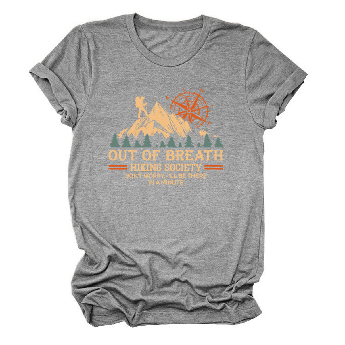 COMFY CREW NECK TEE HIKING QUOTE FOR WOMEN_CWTTS1523