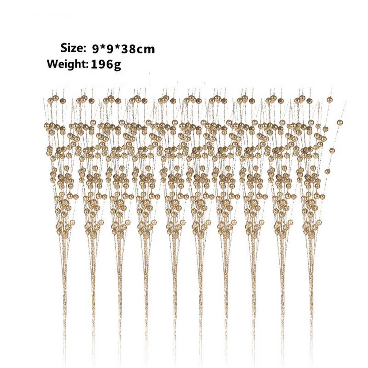 10-Pack 43Cm Christmas Tree Branch Picks_Cwmm9978