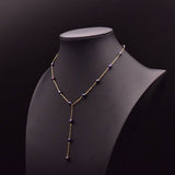 HIGH END SIMPLE SWEET AND COOL PEARL NECKLACE_CWAJE3892