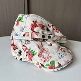 RETRO FUNNY GRAFFITI FORWARD CAP BERET_CWAB2899