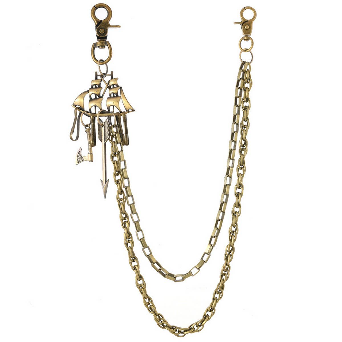 CREATIVE RETRO MULTI LAYERED TROUSER CHAIN_CWMM4876