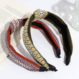 BOHEMIAN WIDE KNOTTED HEADBAND_CWAHA2307