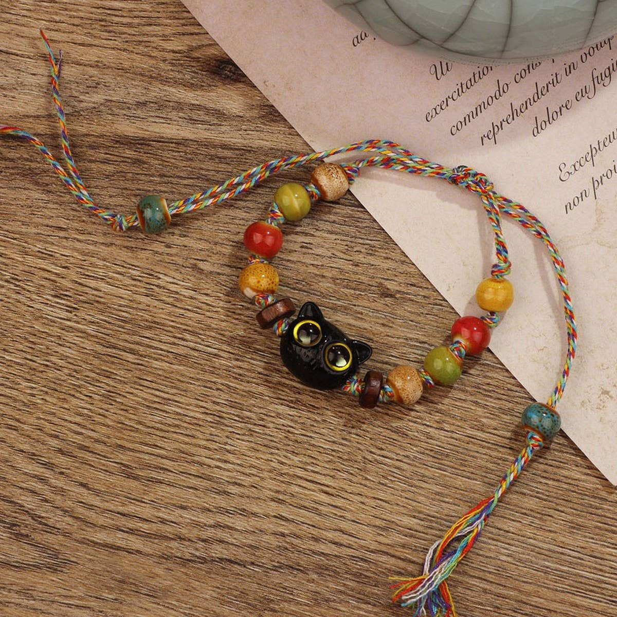 RETRO ETHNIC STYLE HAND WOVEN TASSEL BRACELET_CWAJE3962