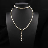HIGH GRADE FRESHWATER PEARL SWEATER NECKLACE_CWAJE3889