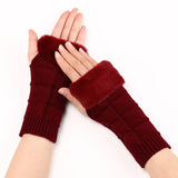 Simple Warm Knitted Half-Finger Gloves_Cwag0111