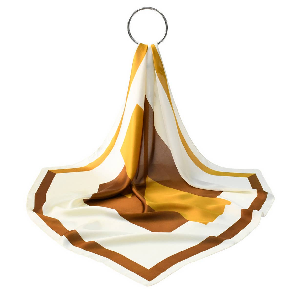 RETRO COLOR MATCHING MULTIFUNCTIONAL SQUARE SCARF_CWASC1156