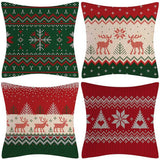 PINK ELK CHRISTMAS PILLOWCASE_CWMM1382