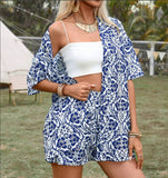 The Trend Goes With The Loose Cardigan Casual Suit