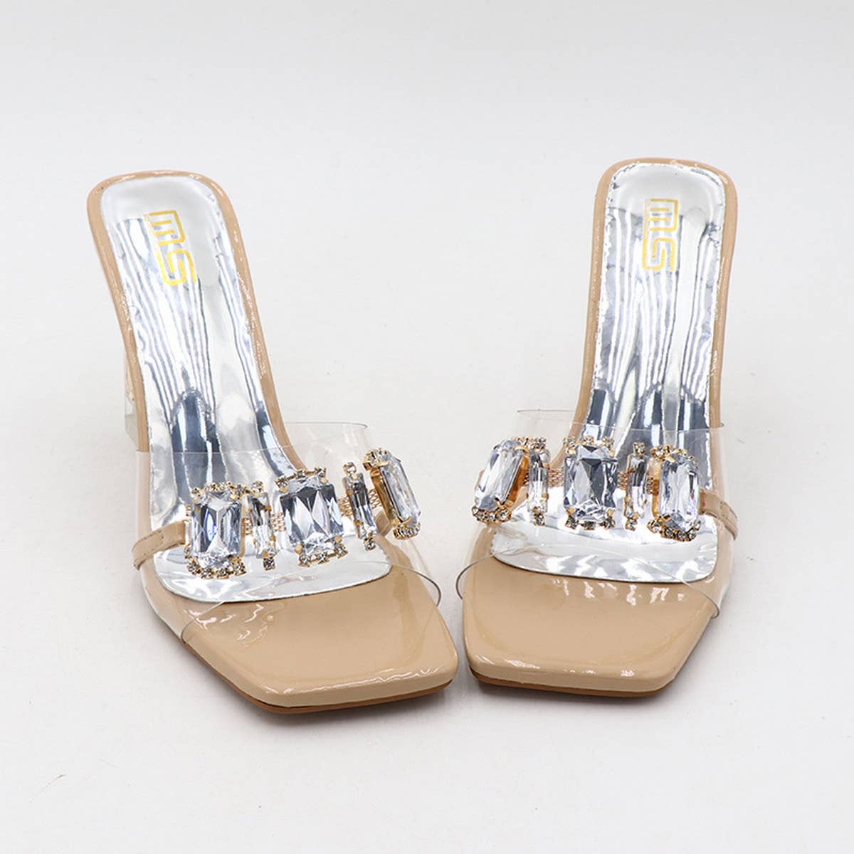 RHINESTONE SEXY THICK HEEL HIGH HEEL SANDALS_CWSHS0594