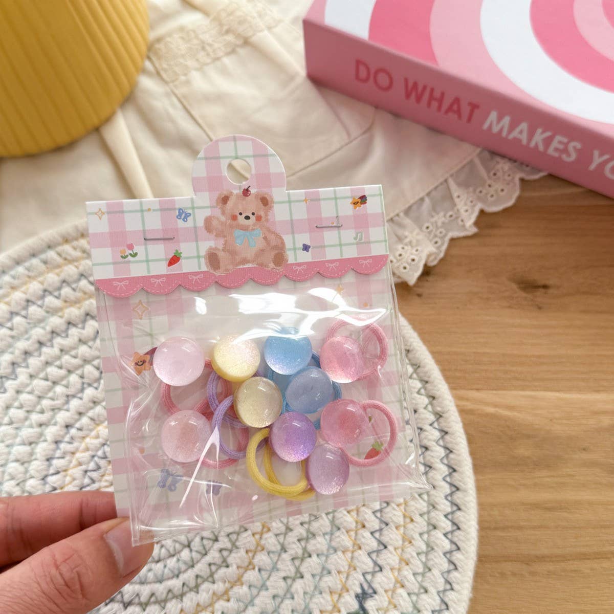 Cute Bunny Bear Hair Ties Set_Cwaha08456