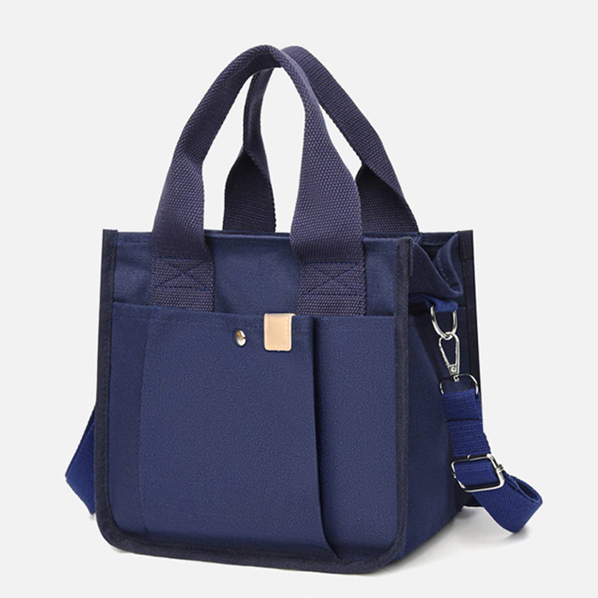 SOLID COLOR CASUAL VERSATILE SHOULDER HANDBAG_CWAB2444