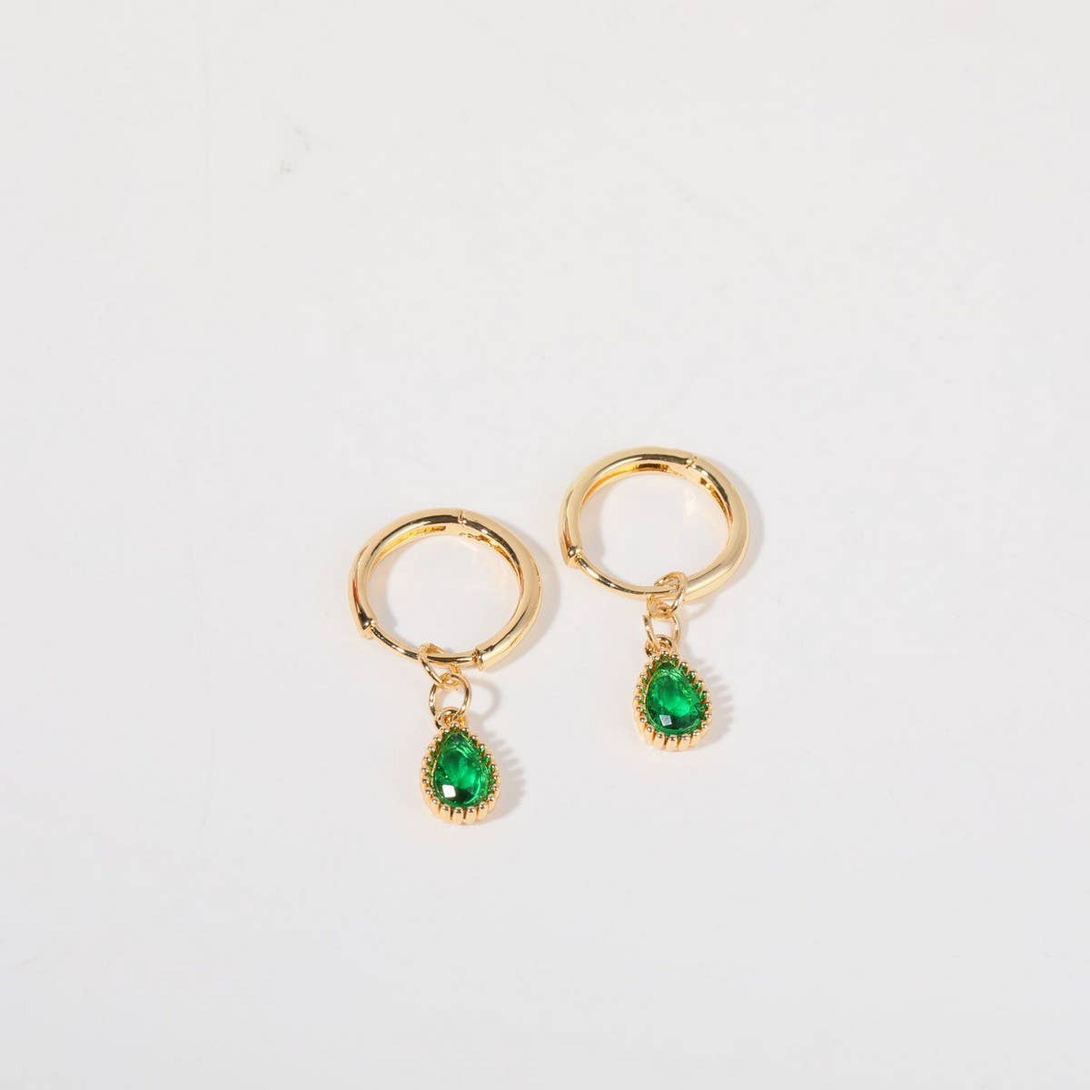 ELEGANT ZODIAC BIRTHSTONE TEARDROP EARRINGS WOMEN_CWAJE5096
