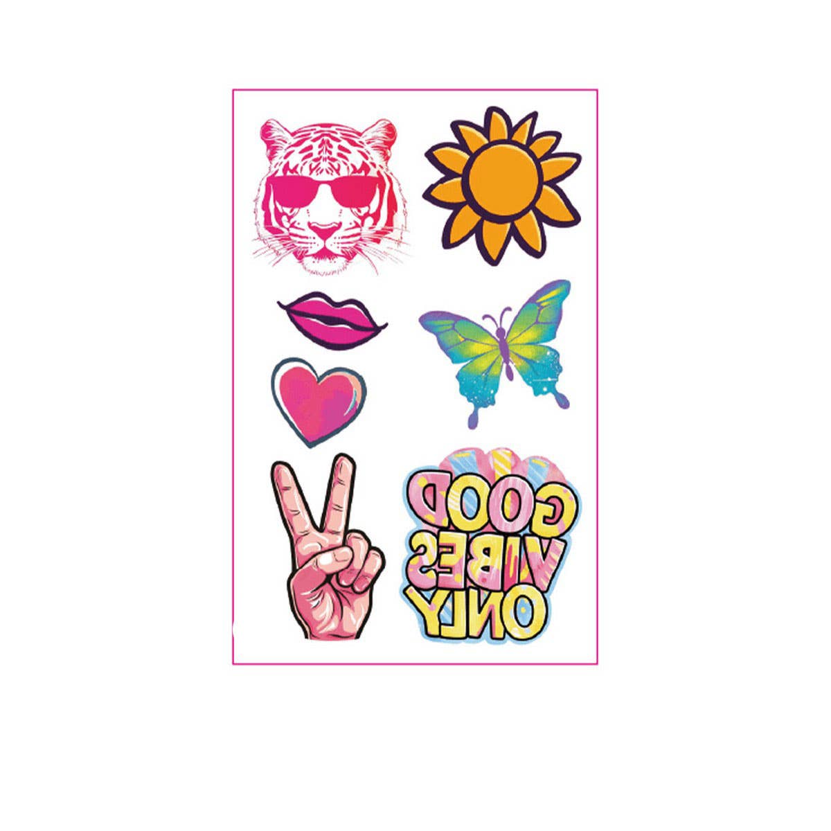 PINK COWGIRL TATTOOS CUTE BACHELORETTE STICKERS_CWMM8385