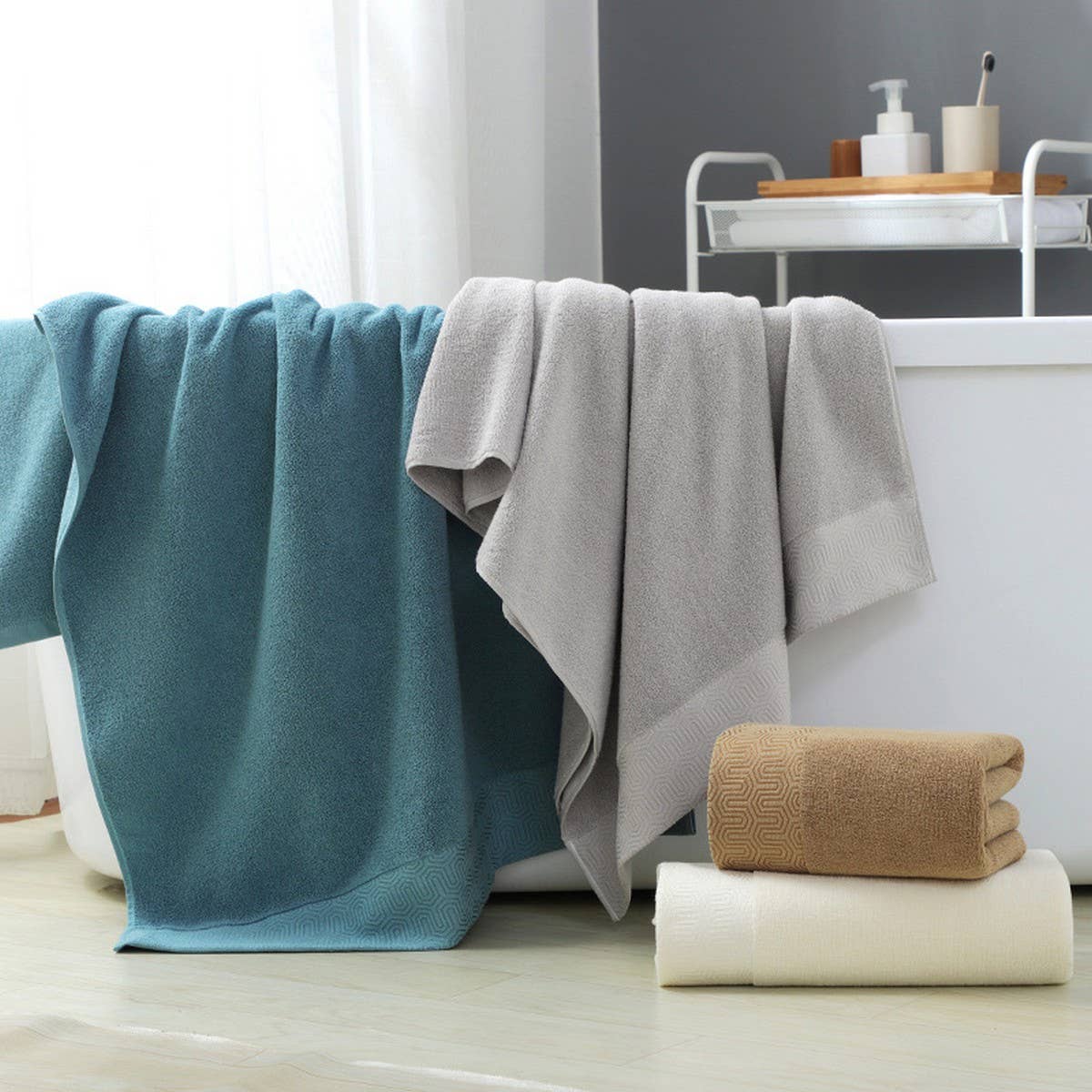 HOUSEHOLD SOFT ABSORBENT COTTON TOWEL BATH TOWEL_CWMM2287