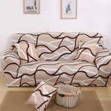 STRETCH SOFA COVER SOLID PRINT ALL IN ONE FIT_CWMM8309