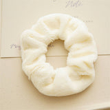 FUZZY HAIR SCRUNCHIES FOR WINTER_CWAHA0381