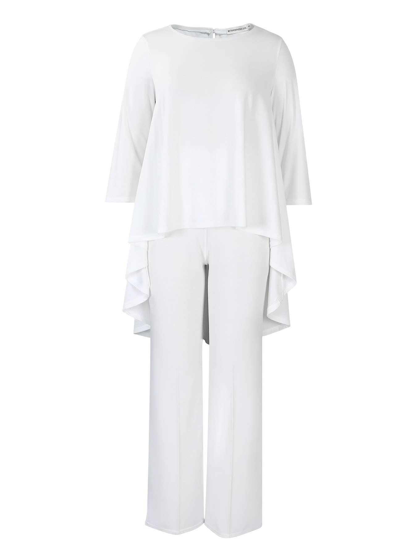 OVERSIZED TOP AND WIDE LEG PANTS TWO PIECE SET_CWSTB1141