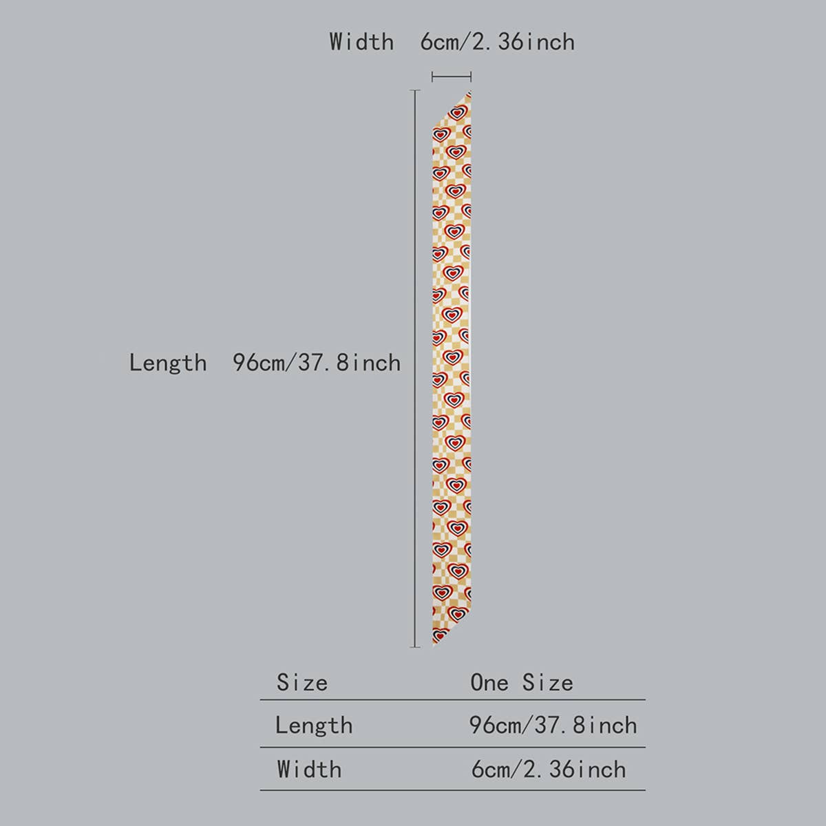 FLORAL LETTER RIBBON SCARF FOR HAIR AND BAG_CWASC0097