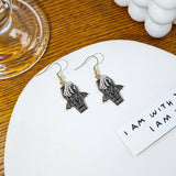 HALLOWEEN DARK FUNNY PERSONALITY EARRINGS_CWAJE1851