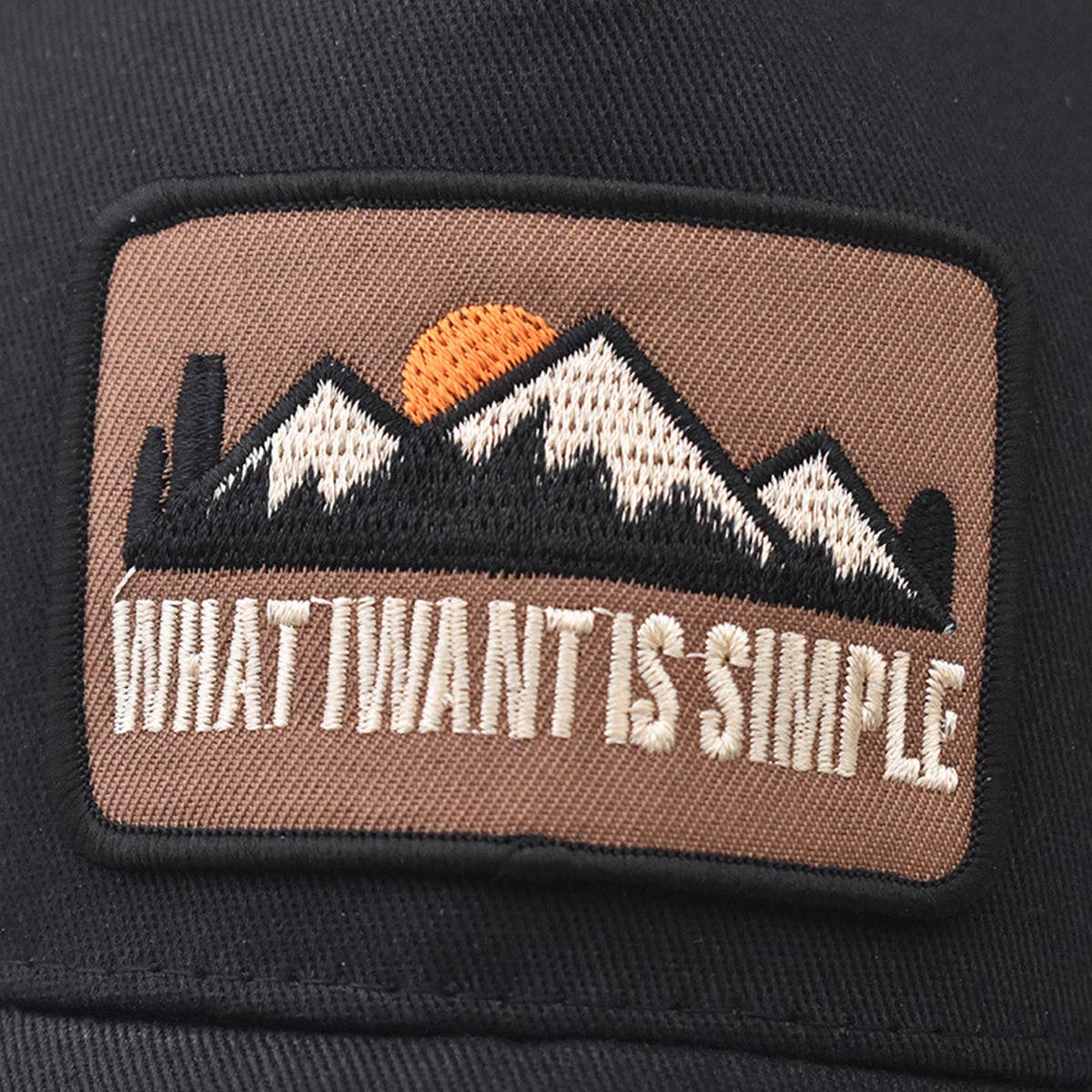 NEW MOUNTAIN PEAK MESH EMBROIDERED TRUCKER HATS_CWAH1358