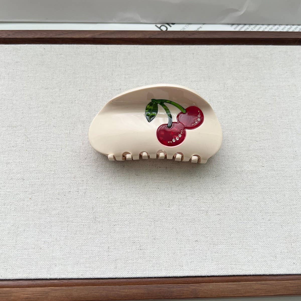 CHERRY SERIES ACETATE HAIR CLAW SWEET SIMPLE CLIP_CWAHA5967