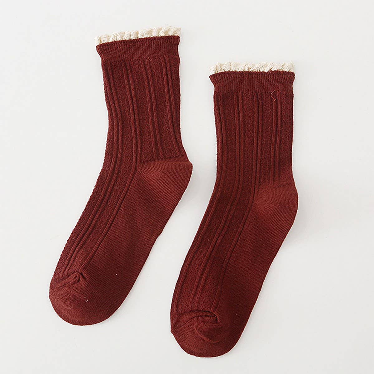 AUTUMN AND WINTER COLLEGE STYLE MID TUBE SOCKS_CWMS0980