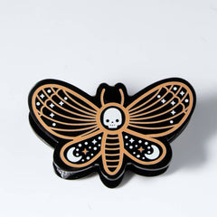 HALLOWEEN ACRYLIC HAIR CLAW SPIDER BAT DESIGN_CWAHA1446