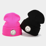 Wool Ha Trendy Brand Knitted Hatsmiley Face_Cwah2081