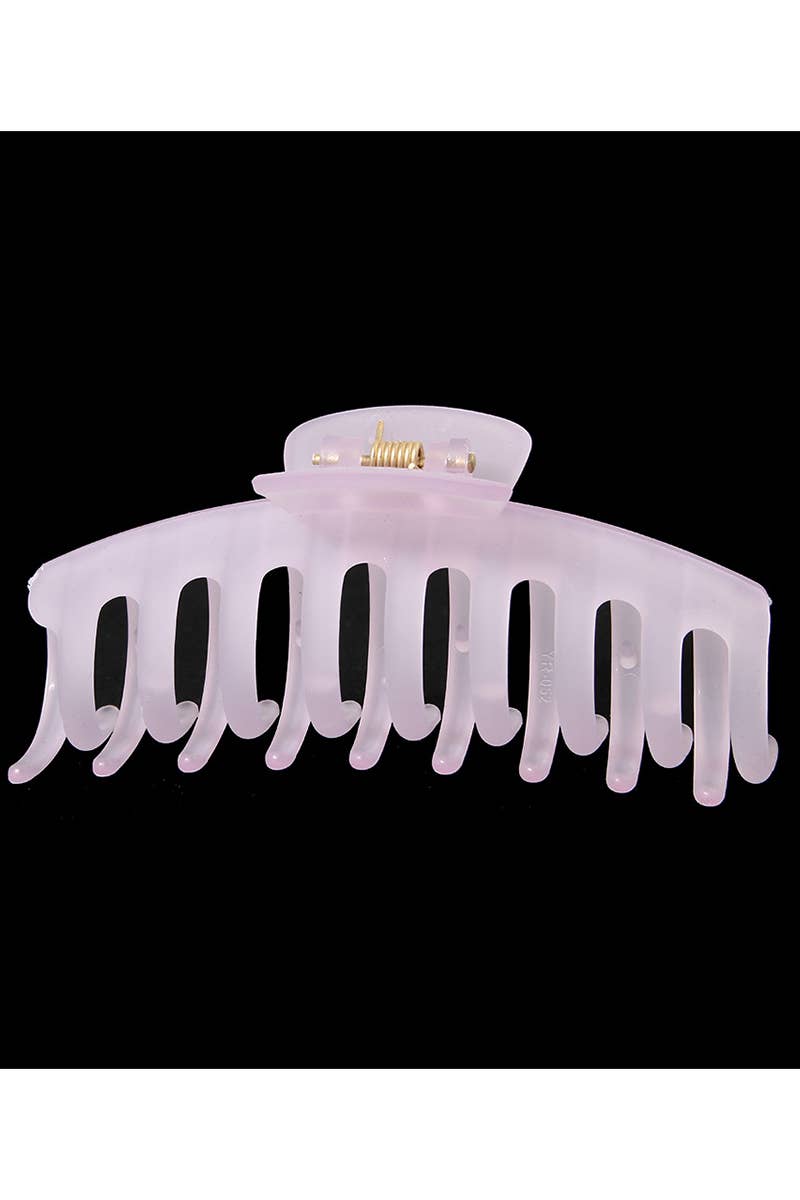 SUMMER JELLY HAIR CLAW AVOCADO GREEN MATTE CLIP_CWAHA0093