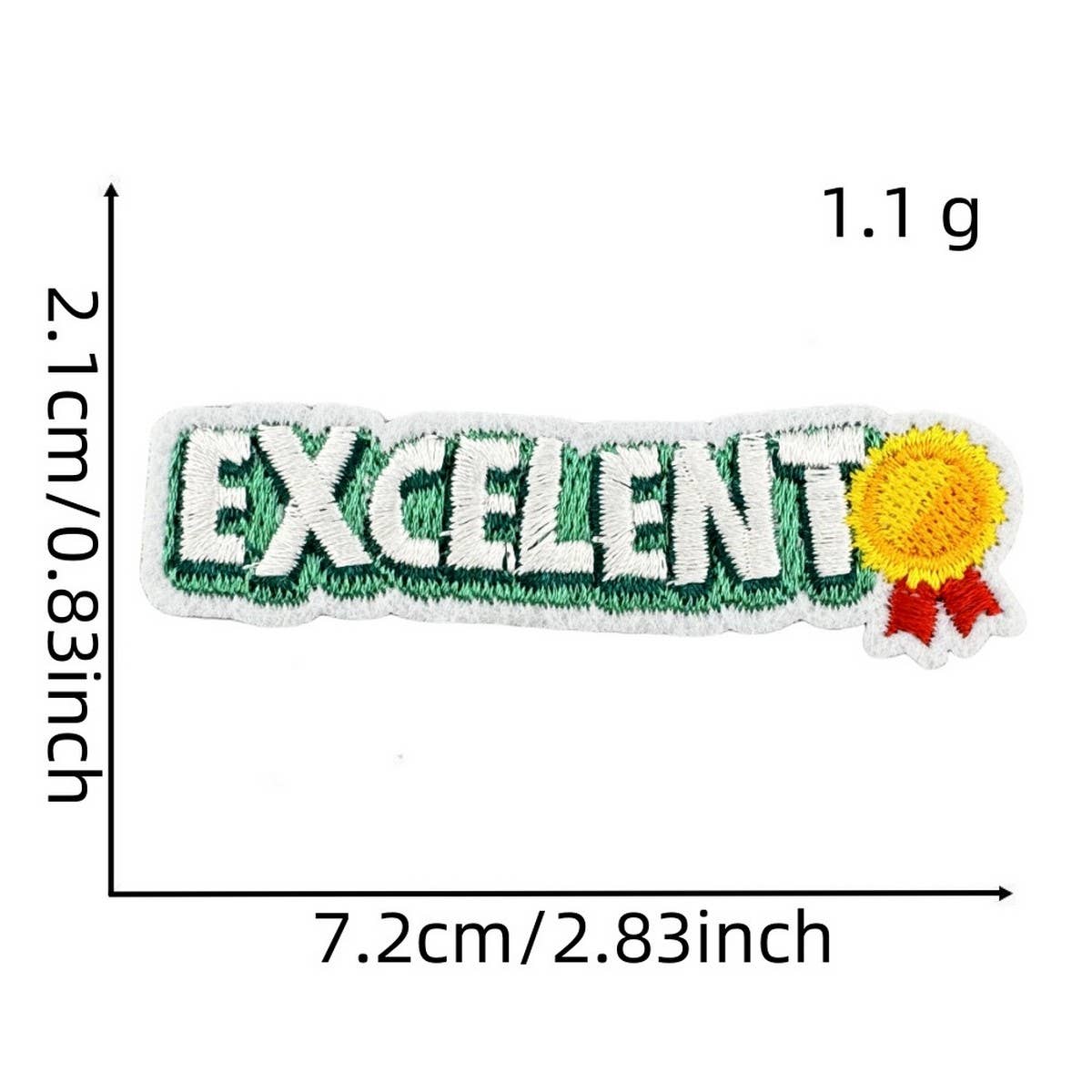 FUNNY TEXT PATCH EMBROIDERED CLOTH PATCH_CWMM4051