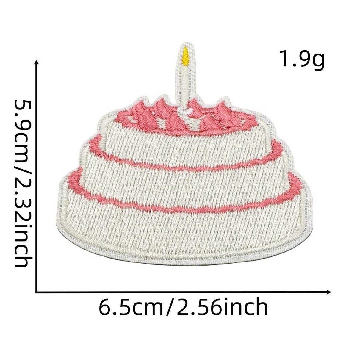 CUTE SOLID COLOR CARTOON BOW EMBROIDERED PATCH_CWMM4027