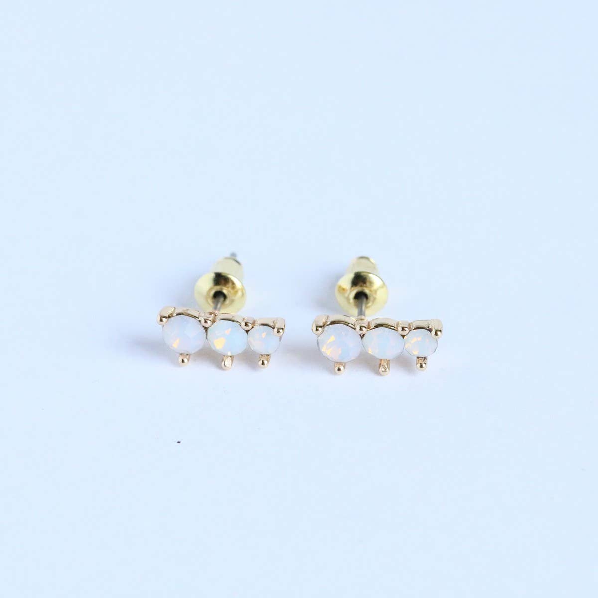 DECEMBER BIRTHSTONE STUD EARRINGS VINTAGE GIFT_CWAJE5111