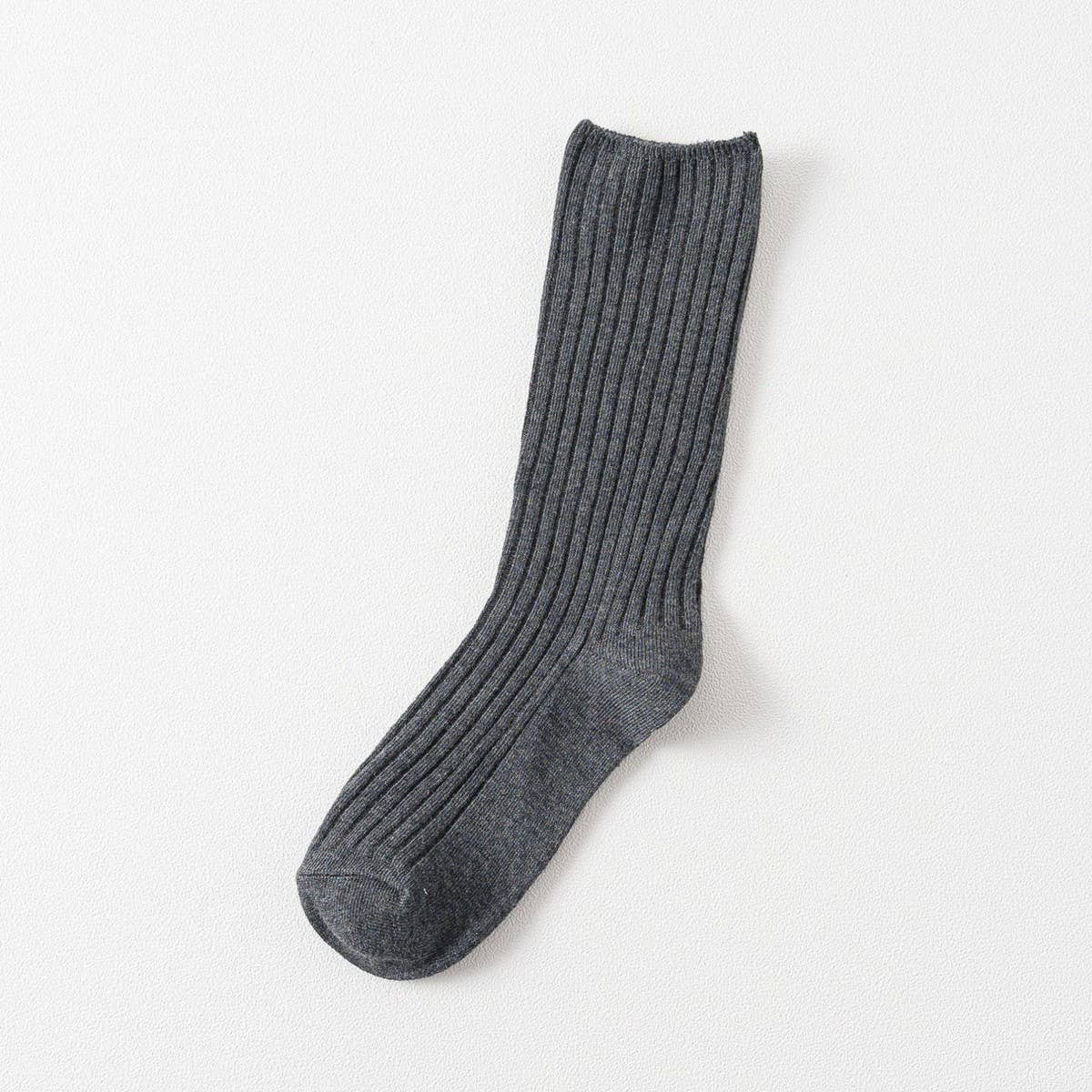 AUTUMN AND WINTER SOLID COLOR MID CALF SOCKS_CWMS0916