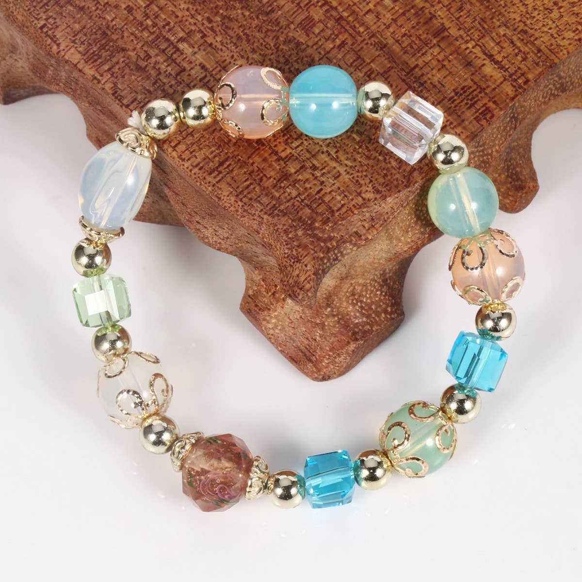 Womens Tassel Handmade Beaded Bracelet