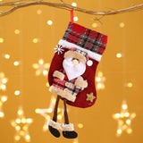PLAID CLOTH DOLL CHRISTMAS GIFT BAG_CWMM1892