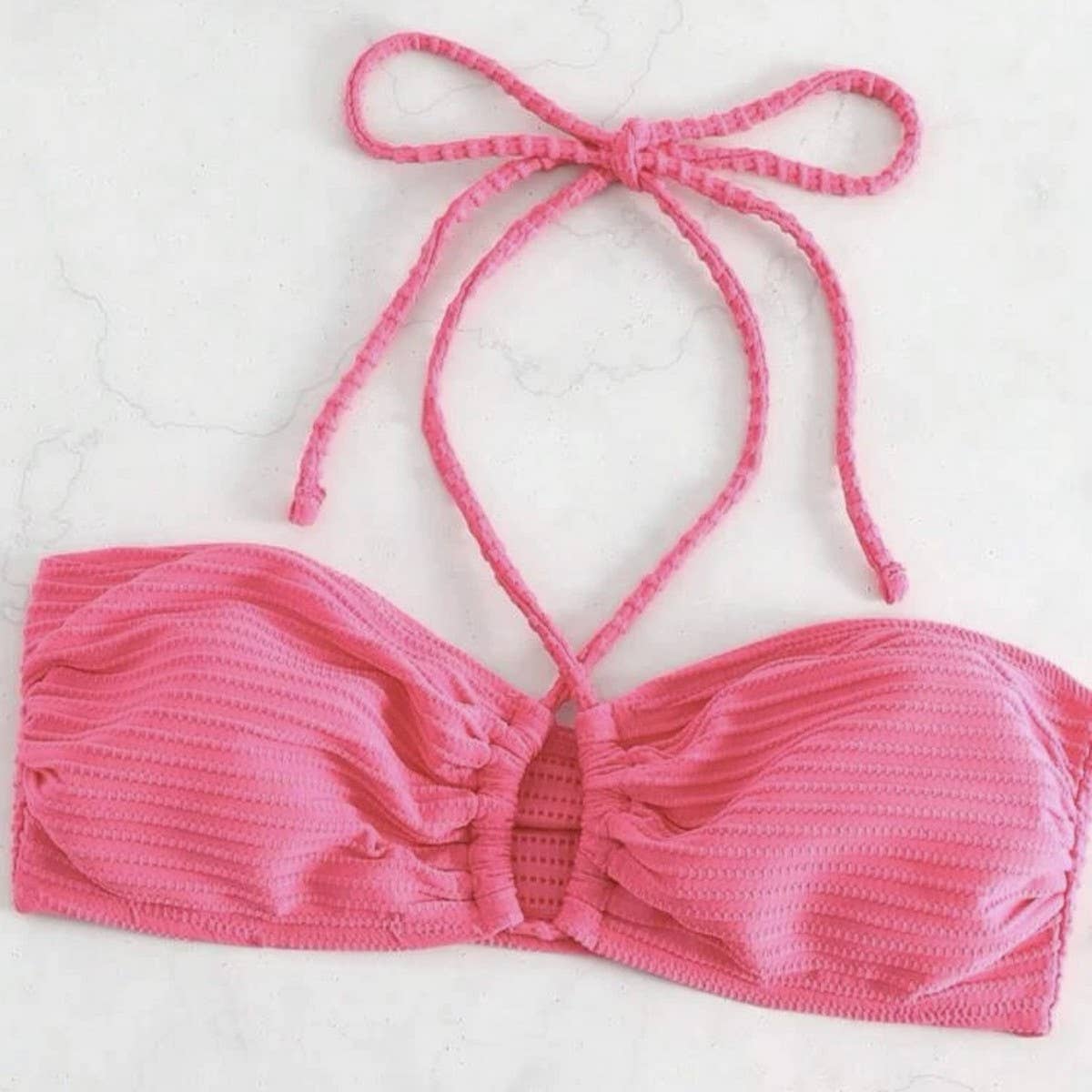 3 PIECE BIKINI SET HALTER WITH MESH SKIRT_CWMW0146